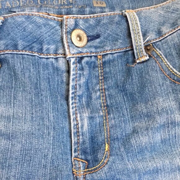 FINAL MARKDOWN Ladies faded glory denim shorts 10 - Picture 3 of 4